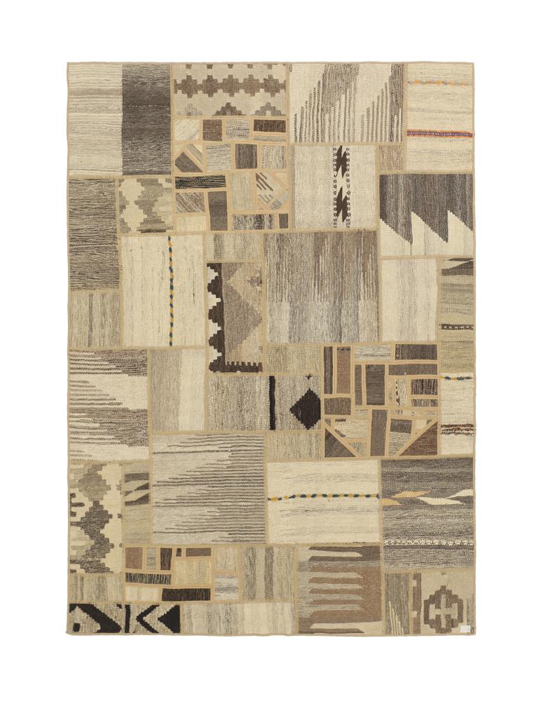 Persian Rug Kilim Patchwork 199x139 199x139, Persian Rug Woven by hand