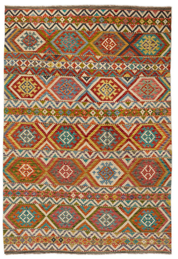 Alfombra afgana Kilim Afghan 305x208 305x208, Alfombra persa Tejido a mano