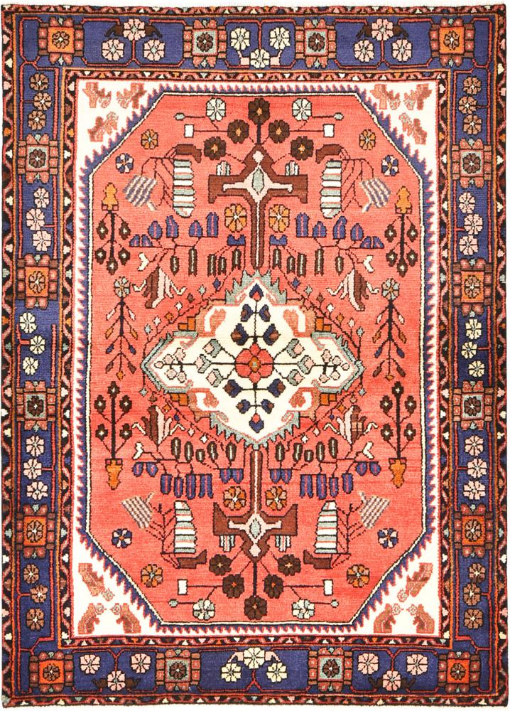 Persian Rug Nahavand 6'3"x4'5" 6'3"x4'5", Persian Rug Knotted by hand