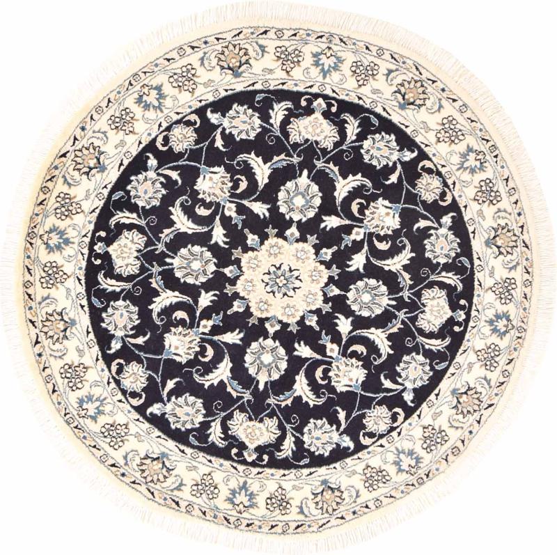 Perzisch tapijt Nain 151x149 151x149, Perzisch tapijt Handgeknoopte