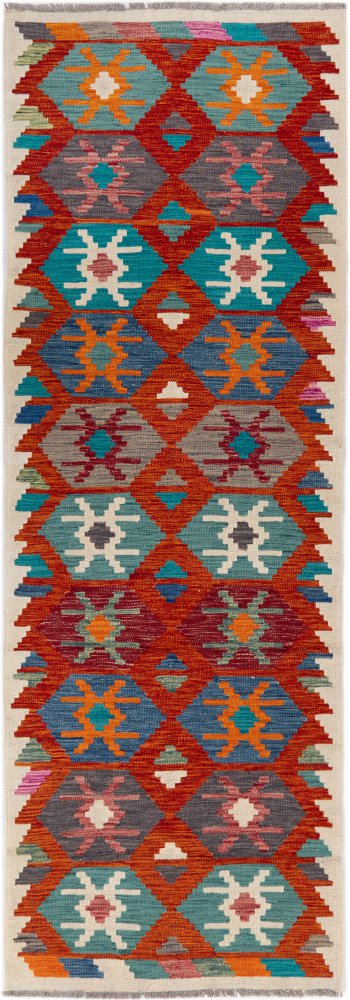 Afghan rug Kilim Afghan 7'10"x2'8" 7'10"x2'8", Persian rug Handwoven