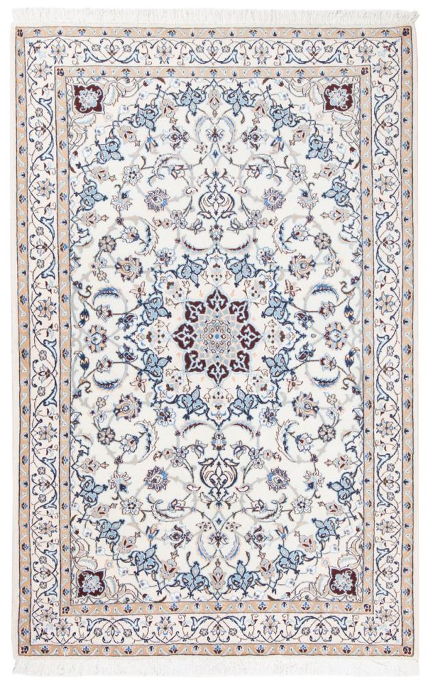 Persialainen matto Nain 9La 205x129 205x129, Persialainen matto Solmittu käsin