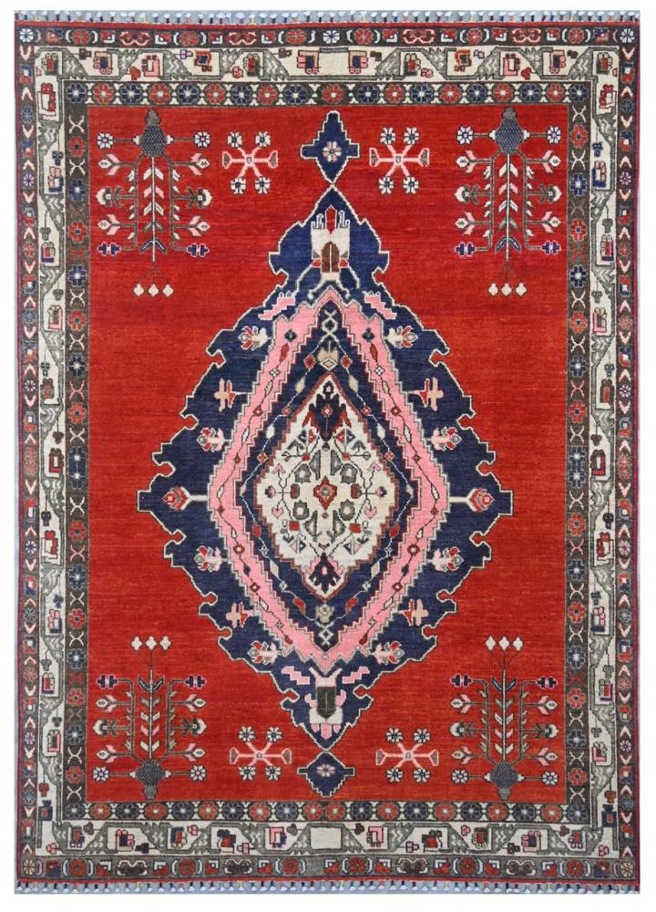 Tapis afghan Kazak Darya 237x169 237x169, Tapis persan Noué à la main