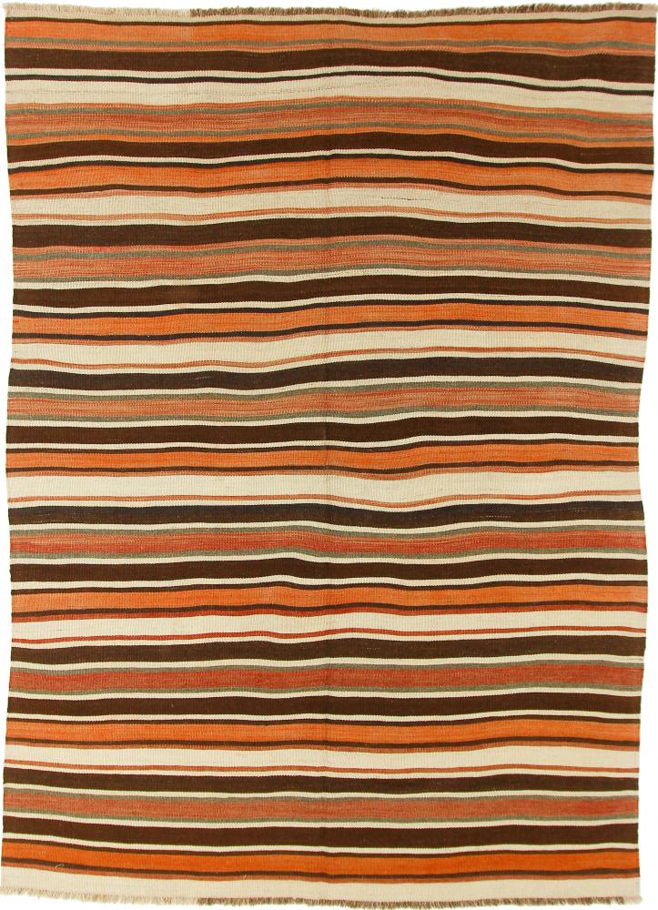 Tapete persa Kilim Fars Antigo 273x198 273x198, Tapete persa Tecido à mão