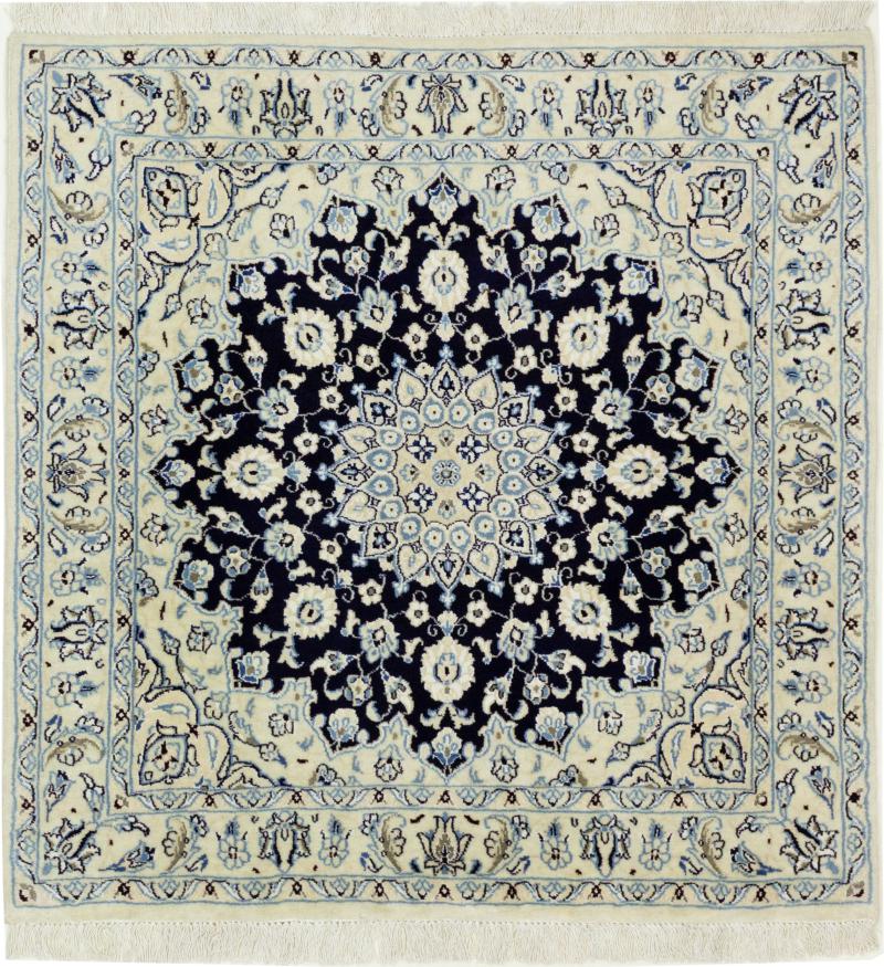 Tapete persa Naim 9La 103x99 103x99, Tapete persa Atado à mão