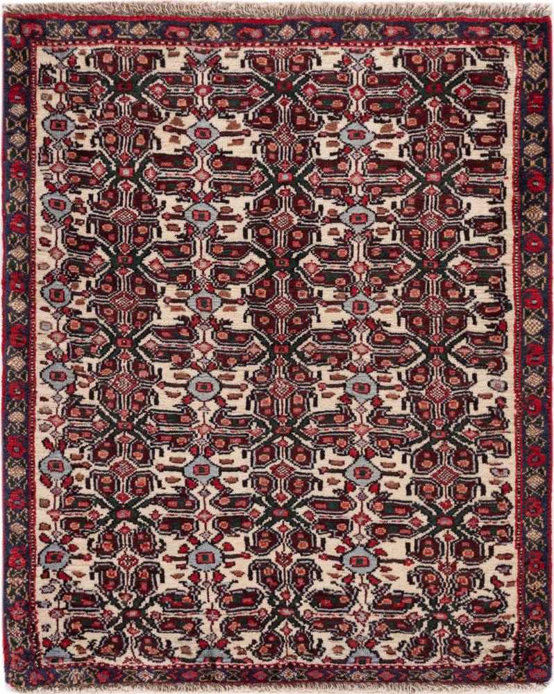 Περσικό χαλί Senneh 94x77 94x77, Περσικό χαλί Οι κόμποι έγιναν με το χέρι