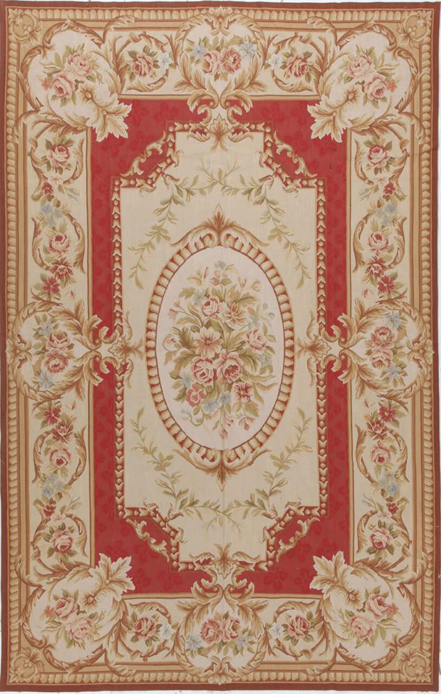 Alfombra china Kilim Aubusson 280x180 280x180, Alfombra persa Tejido a mano