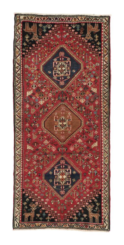 Perzisch tapijt Shiraz 163x72 163x72, Perzisch tapijt Handgeknoopte