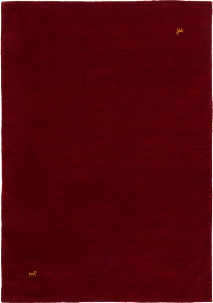 Indiai szőnyeg Loom Gabbeh Red 199x141 199x141, Perzsa szőnyeg Loom kézzel csomózott