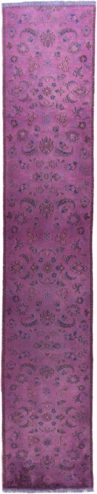 Persian Rug Vintage Colored 292x69 292x69, Persian Rug Knotted by hand