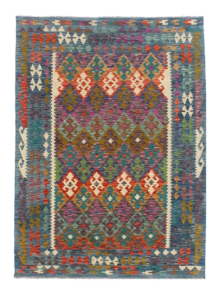 Afghan rug Kilim Afghan 8'5"x5'11" 8'5"x5'11", Persian Rug Woven by hand