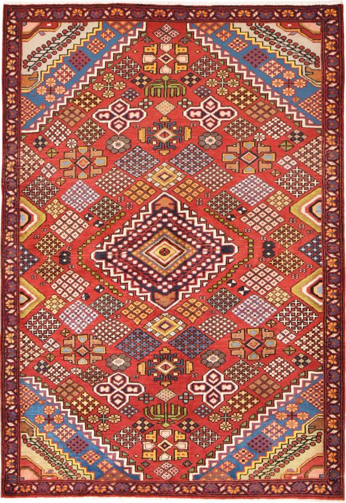 Alfombra persa Hamadan 199x139 199x139, Alfombra persa Anudado a mano