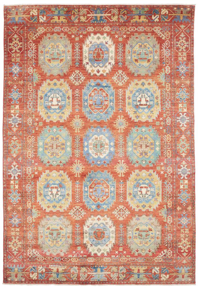 Afghansk teppe Kazak 297x200 297x200, Persisk teppe Knyttet for hånd