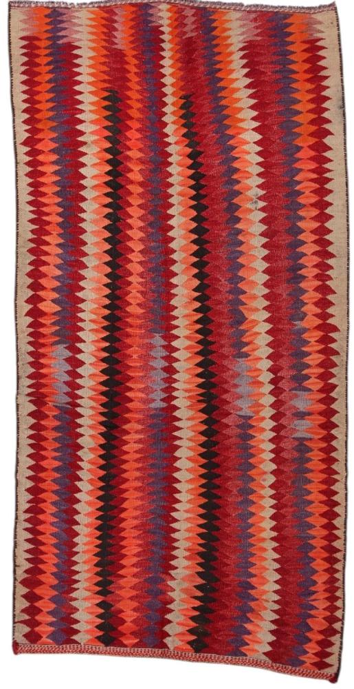 Persian Rug Kilim Fars Antique 306x156 306x156, Persian Rug Woven by hand