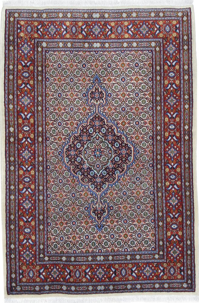 Persisk tæppe Moud 146x98 146x98, Persisk tæppe Knyttet i hånden