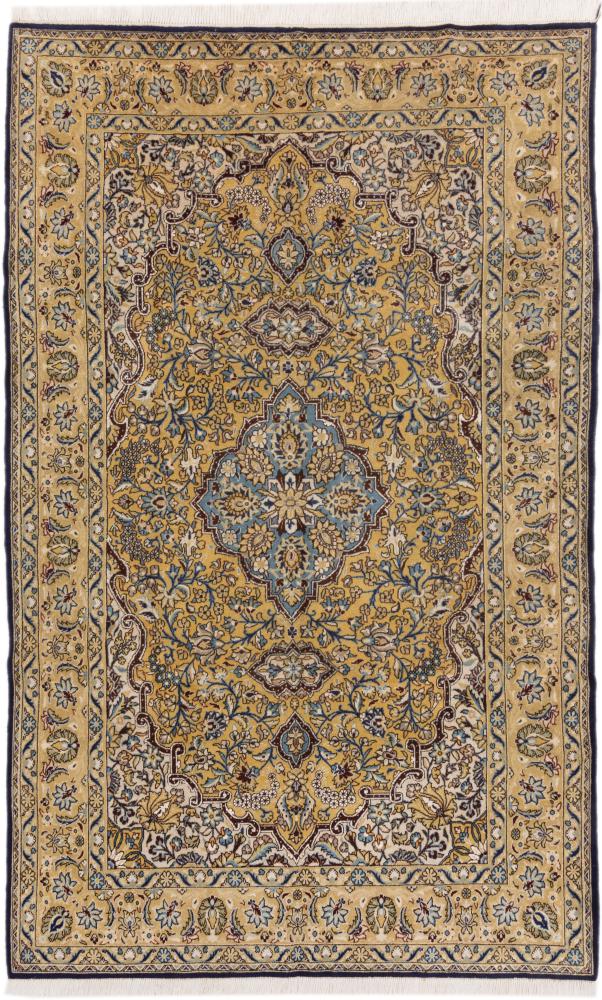 Tapete persa Ghom Antigo 313x196 313x196, Tapete persa Atado à mão