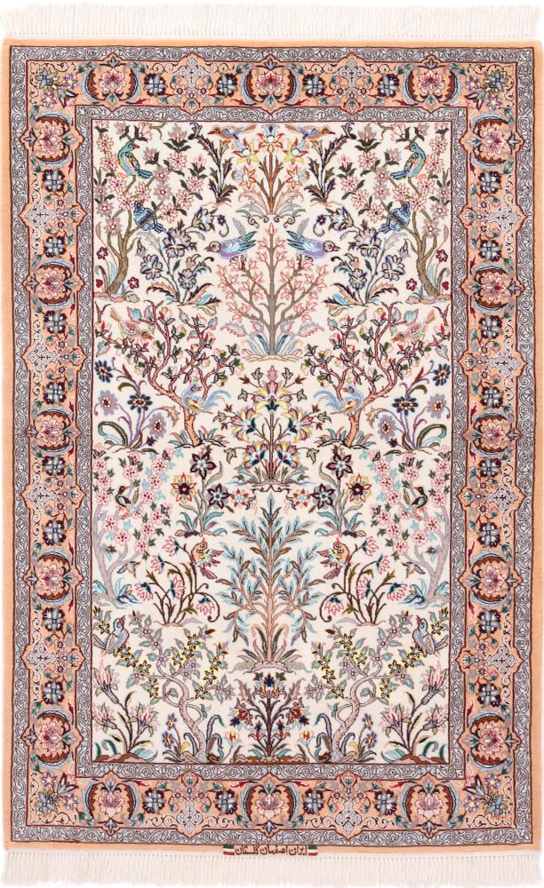 Persian Rug Isfahan Silk Warp 161x110 161x110, Persian Rug Knotted by hand