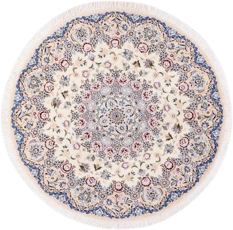 Persian Rug Nain 9La 150x150 150x150, Persian Rug Knotted by hand