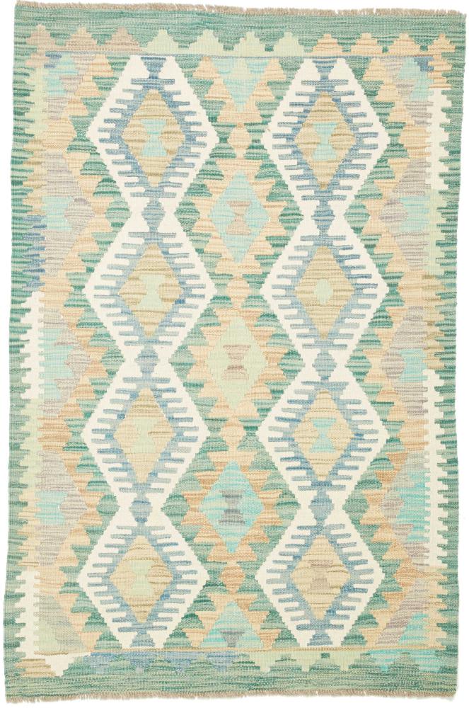 Afghanischer Teppich Kelim  Afghan 145x95 145x95, Perserteppich Handgewebt