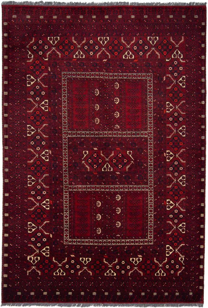 Covor afgan Afghan Mauri 241x159 241x159, Covor persan Înnodat manual