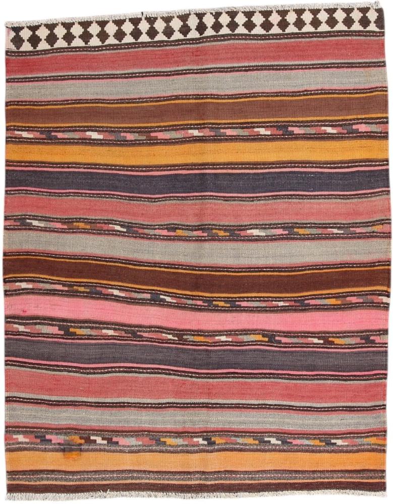 Persisk tæppe Kelim Fars Antikke 204x164 204x164, Persisk tæppe Håndvævet