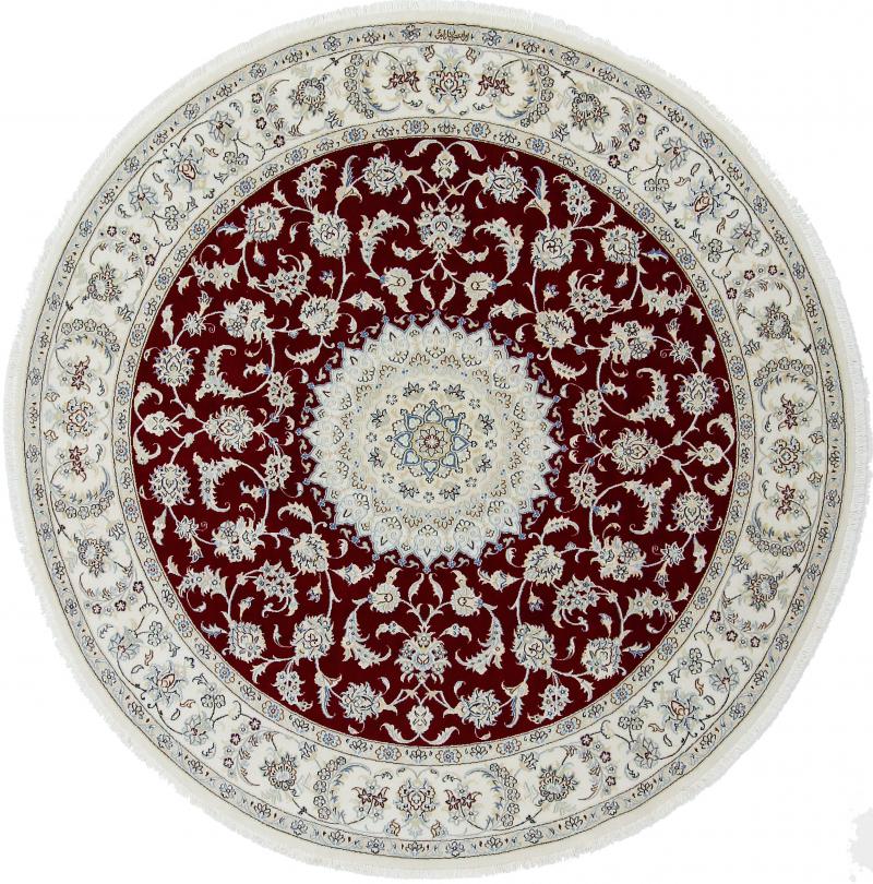 Persian Rug Nain 9La Sherkat Signed 199x201 199x201, Persian Rug Knotted by hand