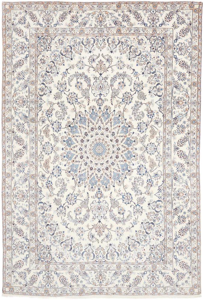 Tapis persan Naïn 9La 291x201 291x201, Tapis persan Noué à la main