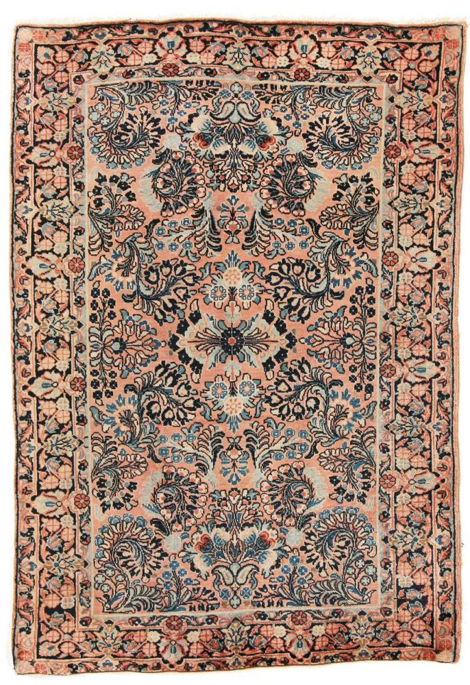 Persisk tæppe Sarough Antikke 150x103 150x103, Persisk tæppe Knyttet i hånden