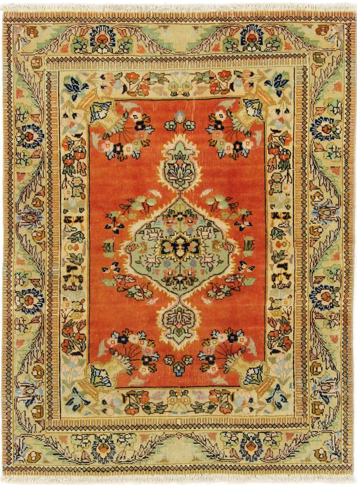 Tapete persa Tabriz Tabatabai 126x94 126x94, Tapete persa Atado à mão