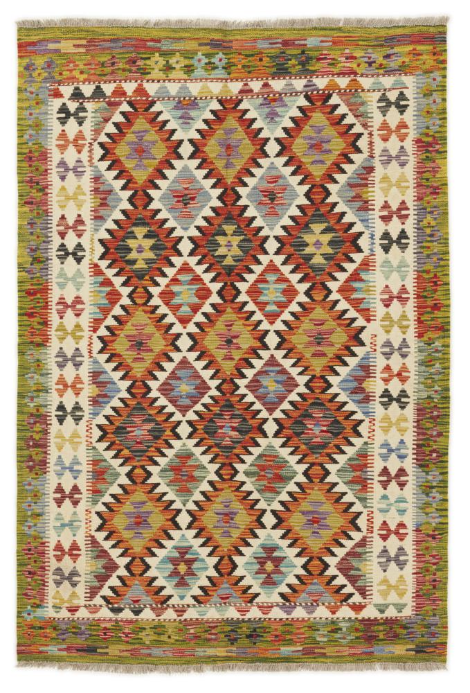 Tappeto Afgano Kilim Afghan 191x129 191x129, Tappeto persiano Tessuto a mano