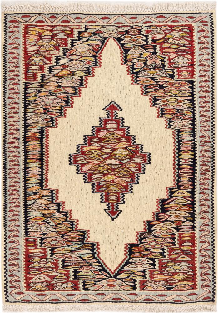 Tapete persa Kilim Senneh 96x71 96x71, Tapete persa Atado à mão
