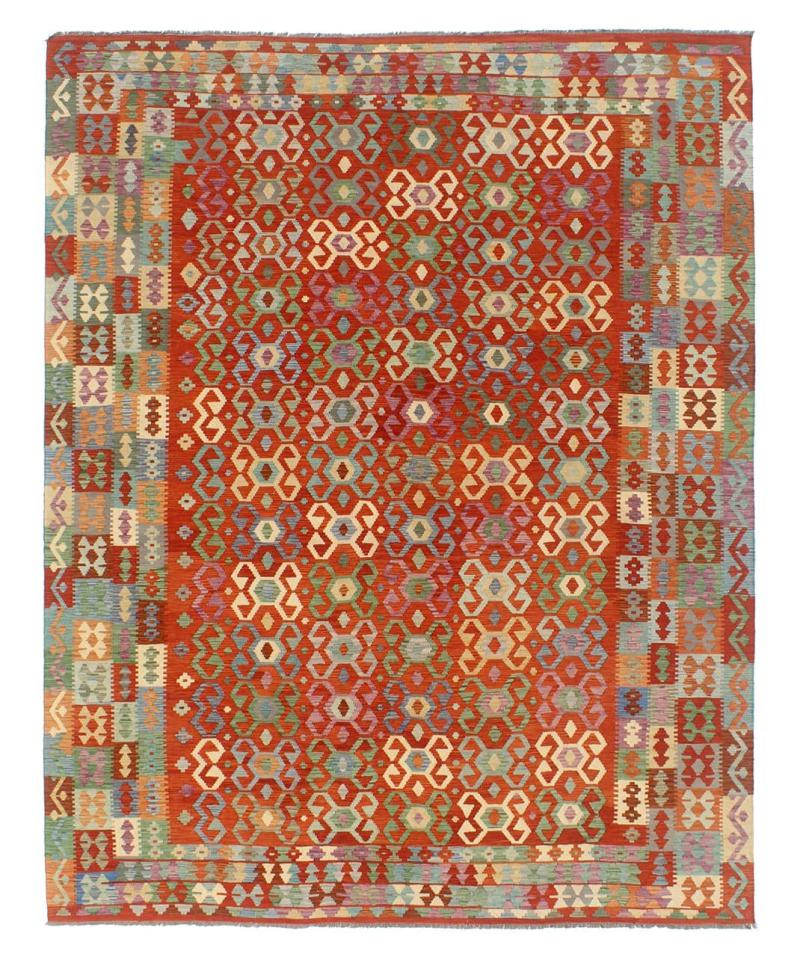 Dywan afgański Kilim Afghan 391x302 391x302, Dywan perski Ręcznie tkane
