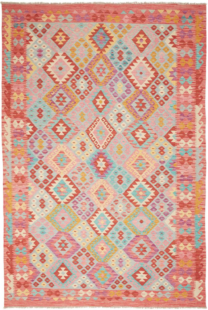 Tapete afegão Kilim Afegão 260x178 260x178, Tapete persa Tecido à mão