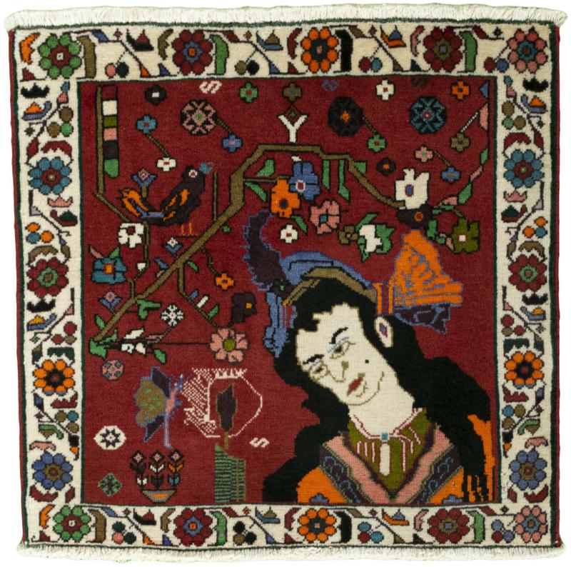 Persian Rug Shiraz 66x67 66x67, Persian Rug Knotted by hand