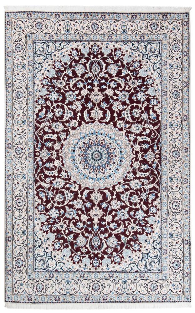  ペルシャ絨毯 ナイン 9La 251x157 251x157,  ペルシャ絨毯 手織り