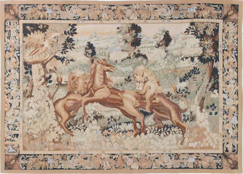 Alfombra china Kilim Aubusson 297x213 297x213, Alfombra persa Tejido a mano