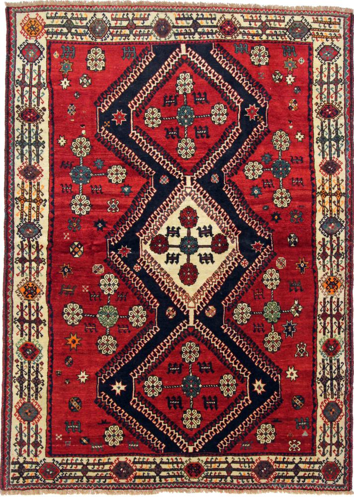 Tapete persa Shiraz 256x184 256x184, Tapete persa Atado à mão