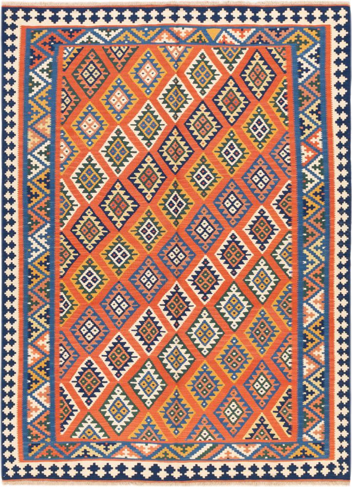 Persian rug Kilim Fars Ghashghai 202x149 202x149, Persian rug Handwoven