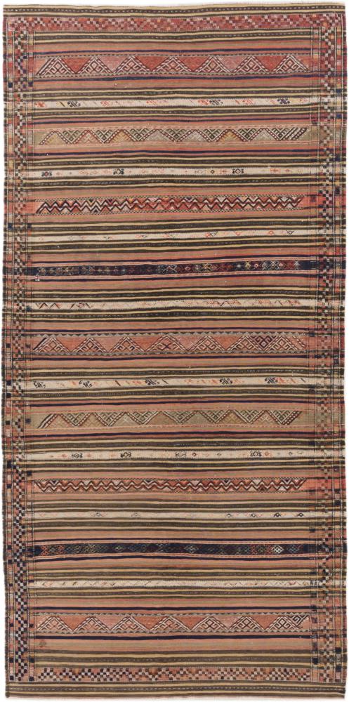 Tapete persa Kilim Fars Velho 320x155 320x155, Tapete persa Tecido à mão