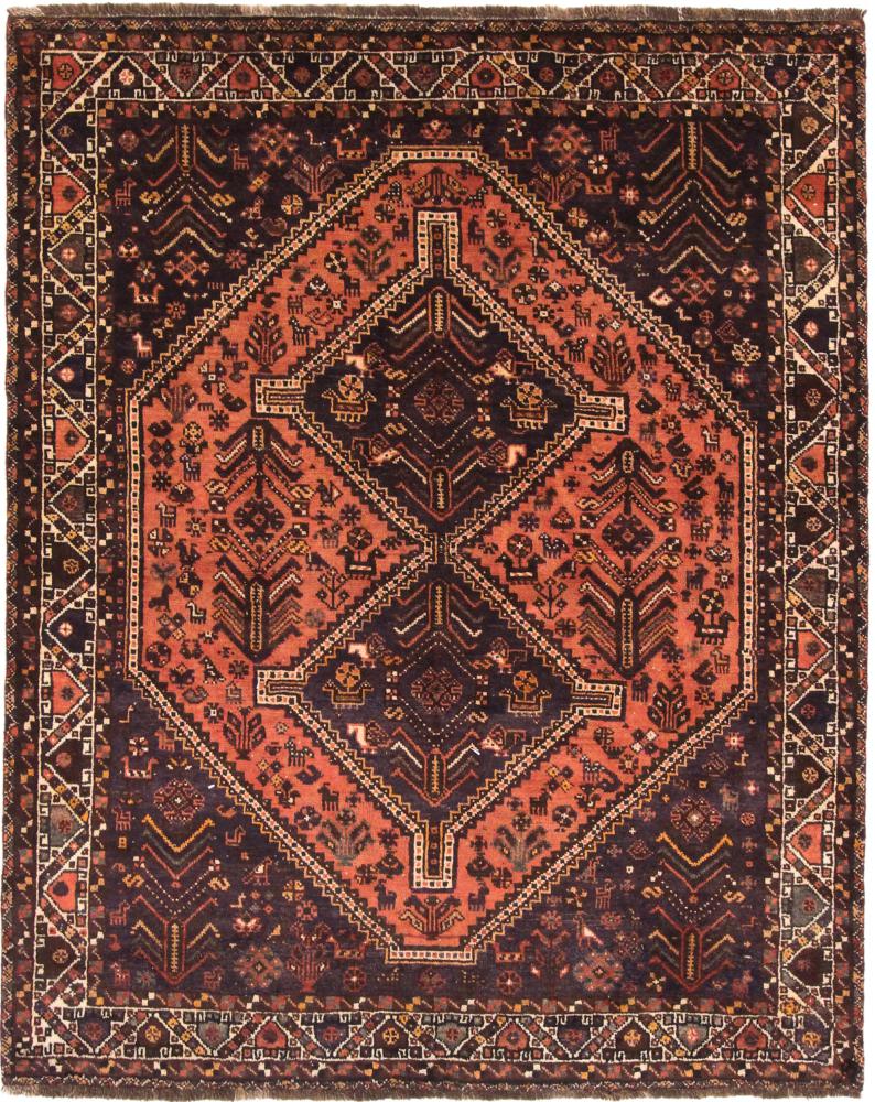 Persisk tæppe Shiraz 213x171 213x171, Persisk tæppe Knyttet i hånden