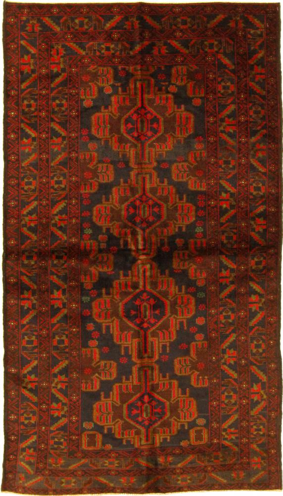 Afghan rug Baluch 189x108 189x108, Persian Rug Knotted by hand