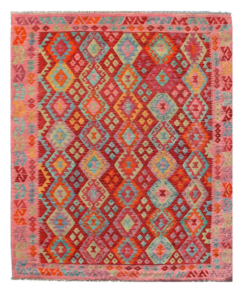 Afghansk teppe Kelim Afghan Kaudani 279x208 279x208, Persisk teppe Handwoven 