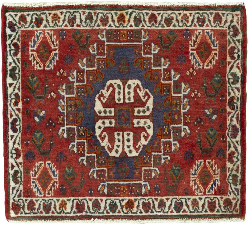 Perzisch tapijt Shiraz 58x63 58x63, Perzisch tapijt Handgeknoopte