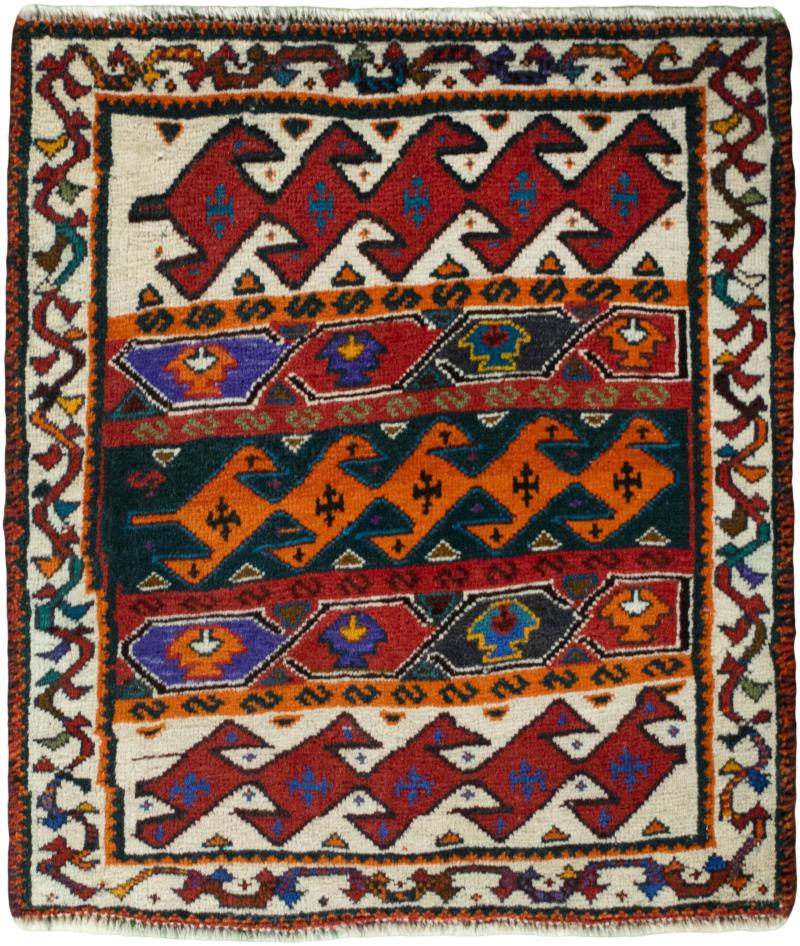 Tappeto persiano Shiraz 64x58 64x58, Tappeto persiano Annodato a mano
