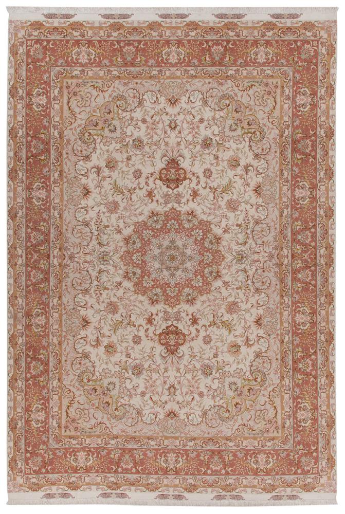 Alfombra persa Tabriz 60Raj 351x248 351x248, Alfombra persa Anudado a mano