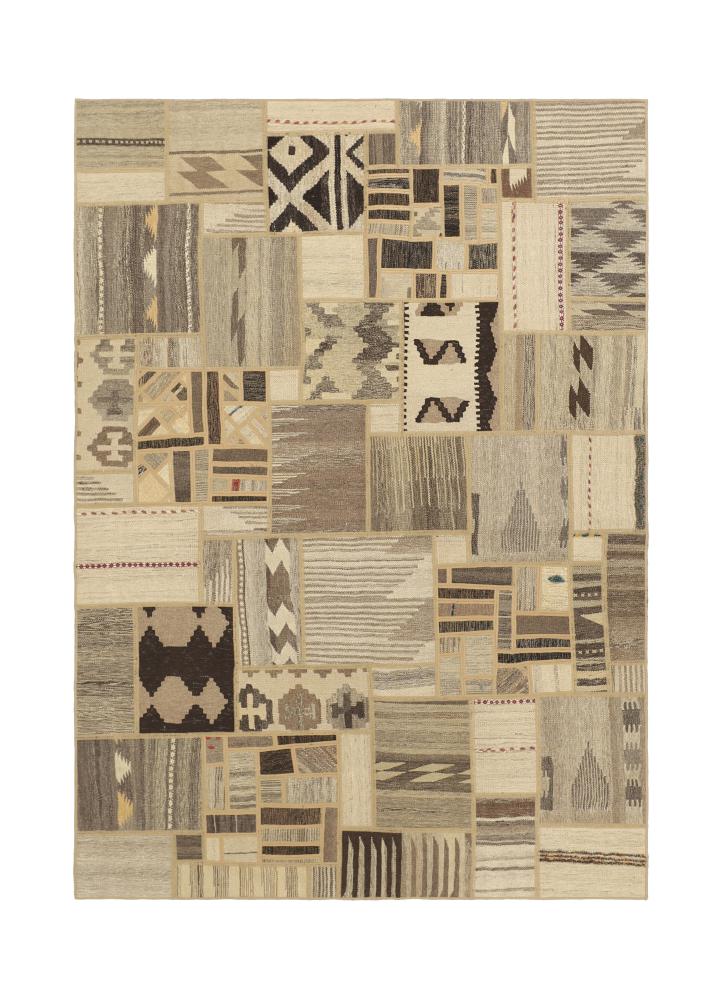 Tappeto persiano Kilim Patchwork 241x169 241x169, Tappeto persiano Tessuto a mano