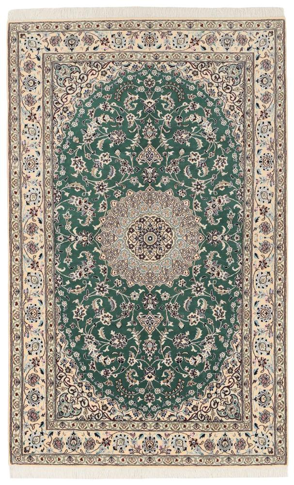 Persisk tæppe Nain 9La 254x157 254x157, Persisk tæppe Knyttet i hånden