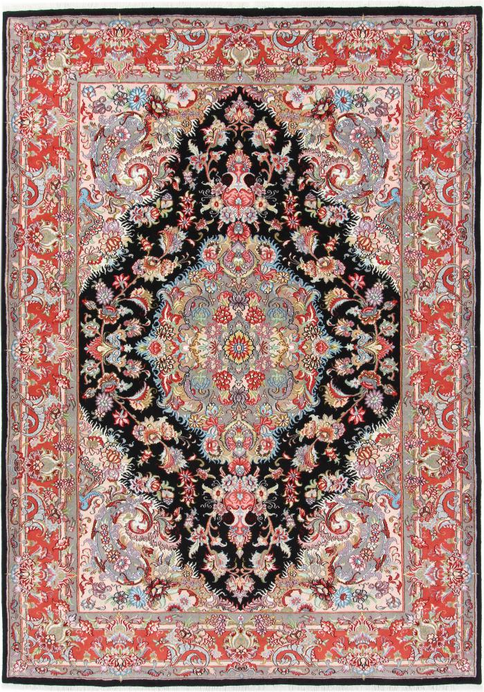 Tapete persa Tabriz 40Raj 345x245 345x245, Tapete persa Atado à mão