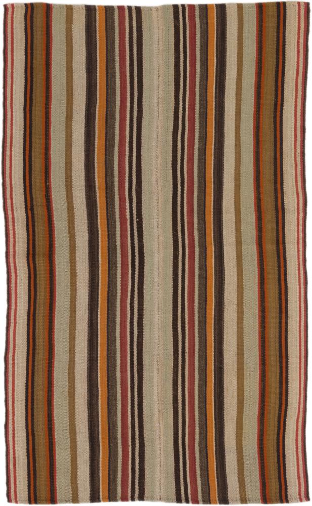 Tapete persa Kilim Fars Antigo 196x122 196x122, Tapete persa Tecido à mão