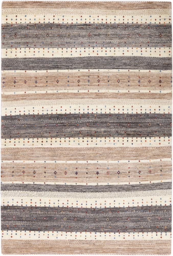 Persian Rug Persian Gabbeh Loribaft Nowbaft 6'1"x4'1" 6'1"x4'1", Persian Rug Knotted by hand